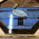 stained glass duck